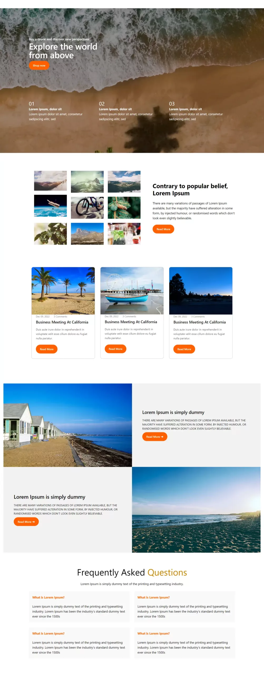 Travel Landing Page